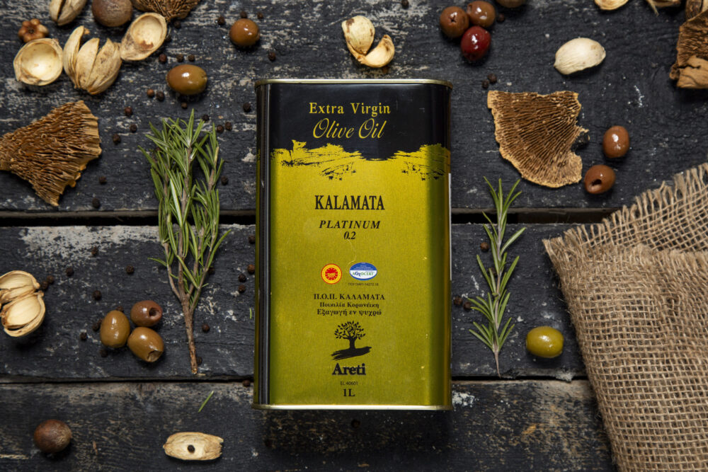 екстра върджин зехтин каламата тенекия 1 л