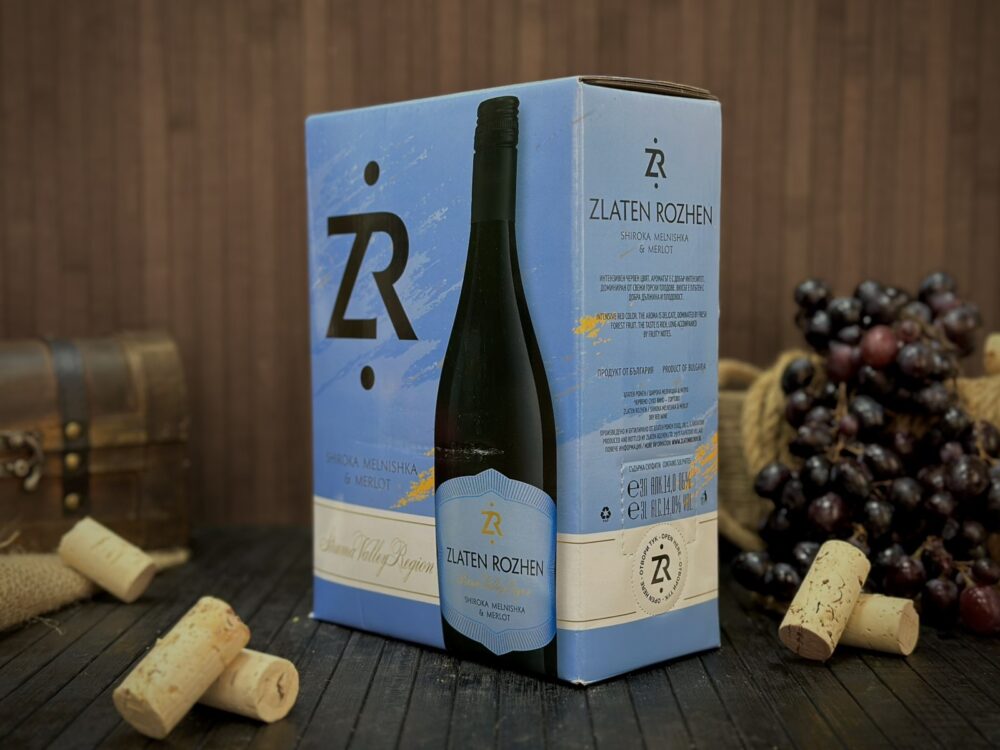 ЧЕРВЕНО ВИНО – ШИРОКА МЕЛНИШКА ЛОЗА И МЕРЛО, BAG IN BOX 3 Л.